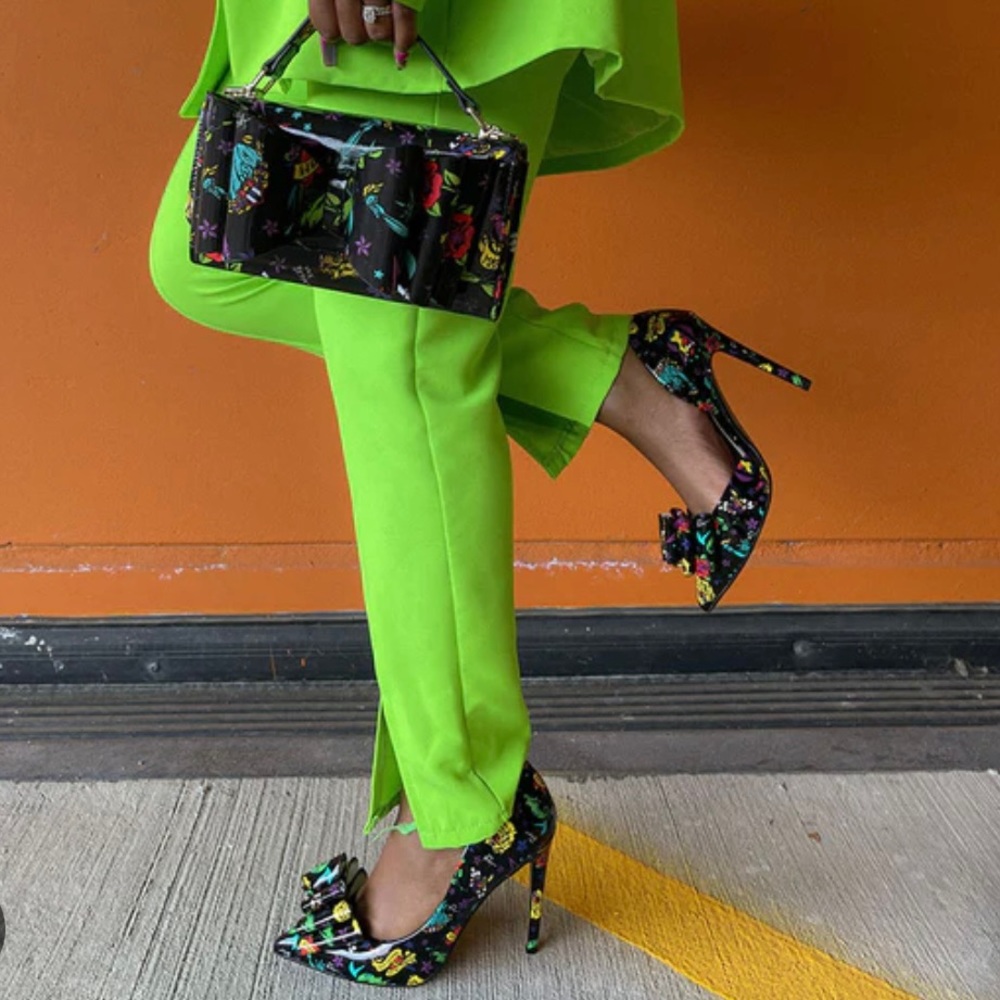 Betsey Johnson Tattoo Print Bow Purse from Betsey’s 80th Birthday Collection